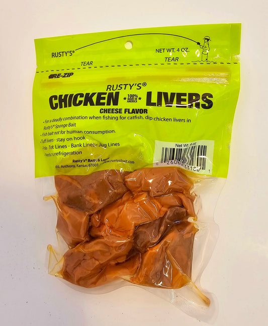 Rusty's Cheese Flavor Chicken Livers