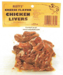 Rusty's Cheese Flavor Chicken Livers