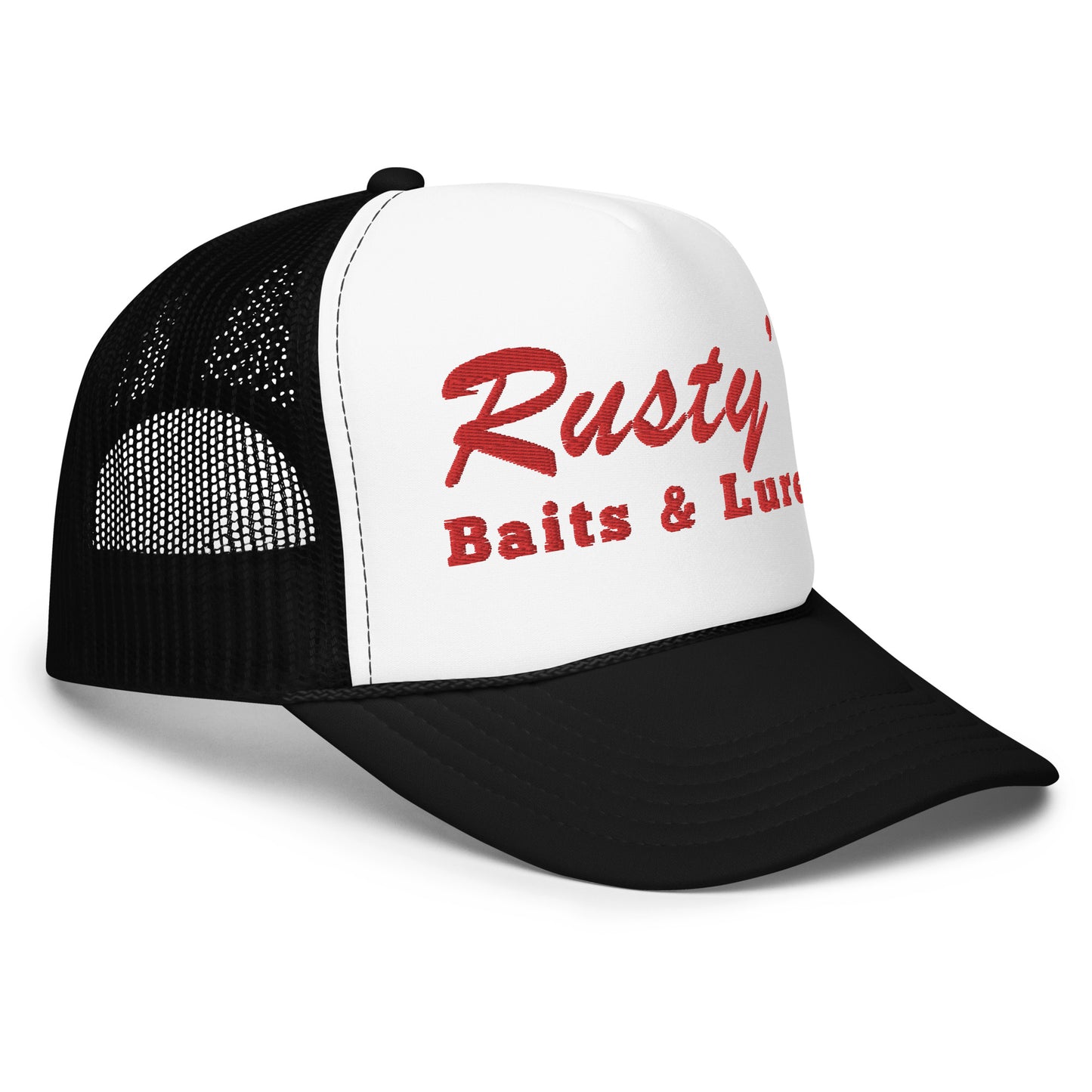 "Rusty's Baits and Lures" Foam trucker hat