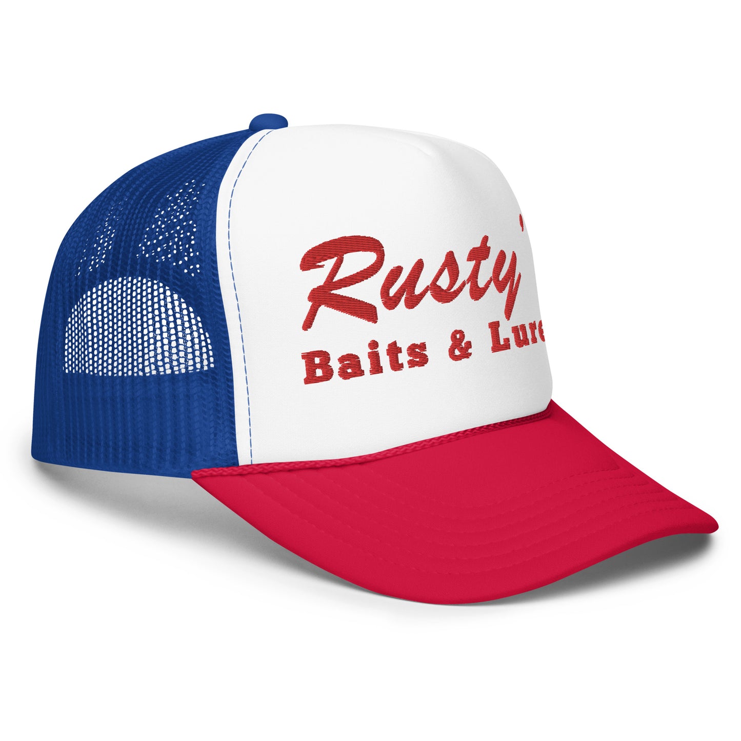 "Rusty's Baits and Lures" Foam trucker hat